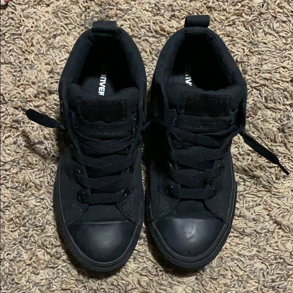 Black Converse Pull On Sneakers